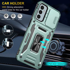 Ударостійкий чохол Camshield Army Ring для Samsung Galaxy A24 4G – Зелений