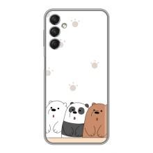 Чехлы с изображением разных животных для Samsung Galaxy A24 (Удивленные медвеженки)