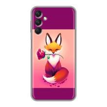 Чохли з картинкою Лисичка для Samsung Galaxy A24 (VPrint) (Лиса з трояндою)