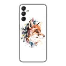 Чохли з картинкою Лисичка для Samsung Galaxy A24 (VPrint) (Лиса в квітах)