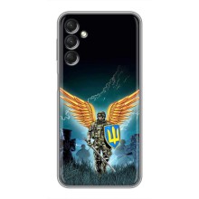 Чехлы с картинкой ЗСУ для Samsung Galaxy A24 (AlphaPrint) (Солдат ЗСУ)