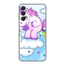 Чехол Unicorn на Samsung Galaxy A24 – Радуга единорожка