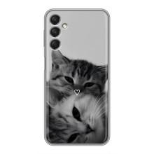 Чохол з малюнком кіт на Samsung Galaxy A24 (Пара котів)