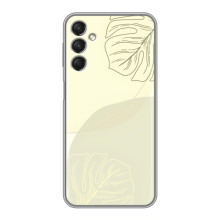 Чехол цветочный дизайн для Samsung Galaxy A24 – Зелёный фон