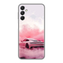 Чохол з авто Порше для Samsung Galaxy A24 – Рожевий Порше