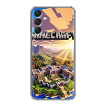 Чехол с картинками Майнкрафт для Самсунг А24 (Minecraft)