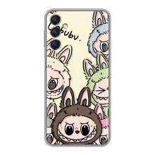 Чехол с Лабубу на Samsung Galaxy A24 (Коллаж Лабубу)