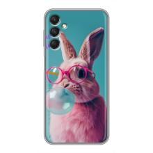 Чохол з принтом стильні тварини для Samsung Galaxy A24 (Кролик в окулярах)