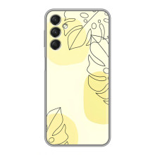 Силиконовый чехол с принтом в цветах на Samsung Galaxy A24