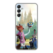 Чехол Зоотрополіс на Samsung Galaxy A24 – Ник Джуди и змея