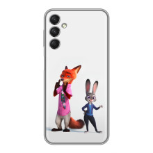 Силиконовый чехол с принтом Зоотрополіс для Samsung Galaxy A24 – Джуди и Ник