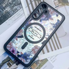 TPU+PC чехол Secret Flower для Samsung Galaxy A25 5G – Black