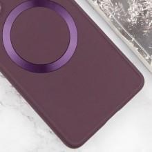TPU чохол Bonbon Metal Style with MagSafe для Samsung Galaxy A25 5G – Бордовий