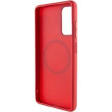 TPU чохол Bonbon Metal Style with MagSafe для Samsung Galaxy A25 5G – Червоний