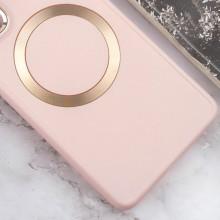 TPU чохол Bonbon Metal Style with MagSafe для Samsung Galaxy A25 5G – Рожевий