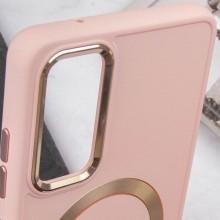 TPU чохол Bonbon Metal Style with MagSafe для Samsung Galaxy A25 5G – Рожевий