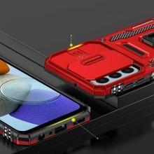 Ударостійкий чохол Camshield Army Ring для Samsung Galaxy A25 5G – Червоний