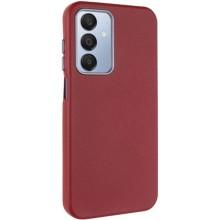 Кожаный чехол Leather Case Metal Buttons для Samsung Galaxy A25 5G – Красный