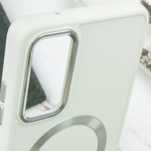 TPU чехол Bonbon Metal Style with MagSafe для Samsung Galaxy A25 5G – Белый