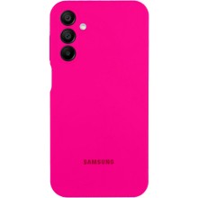 Чохол Silicone Cover Lakshmi Full Camera (AAA) with Logo для Samsung Galaxy A25 5G – Рожевий