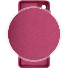 Чохол Silicone Cover Lakshmi Full Camera (AA) для Samsung Galaxy A25 5G – Бордовий