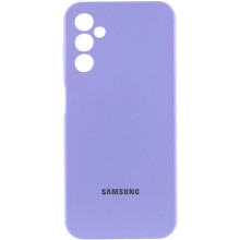 Чехол Silicone Cover Lakshmi Full Camera (AA) with logo для Samsung Galaxy A25 5G – Сиреневый