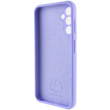 Чехол Silicone Cover Lakshmi Full Camera (AA) with logo для Samsung Galaxy A25 5G – Сиреневый