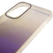 Чехол TPU+PC Glassbend для Samsung Galaxy A25 5G – Фиолетовый