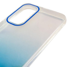 Чехол TPU+PC Glassbend для Samsung Galaxy A25 5G – Голубой