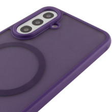 Чехол TPU Bloom with MagSafe для Samsung Galaxy A25 5G – Фиолетовый