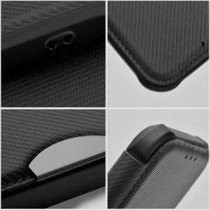Кожаный чехол-книжка GETMAN Razor (PU) для Samsung Galaxy A25 5G – Черный