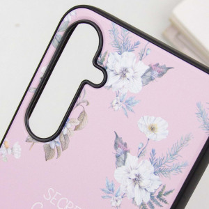 TPU+PC чехол Secret Garden для Samsung Galaxy A25 5G – Розовый