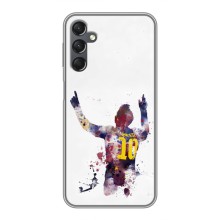 Чехлы Месси для Samsung Galaxy A25 (A256) (AlphaPrint) (Messi Barca)