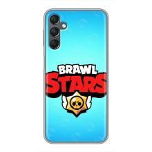 Чехлы Brawl Stars для Samsung Galaxy A25 (A256) (AlphaPrint) – Лого Бравл Старс