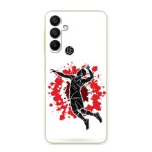 Чехлы с принтом Спортивная тематика для Samsung Galaxy A25 (A256) (Волейболист)
