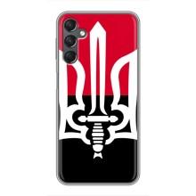 Чехлы УПА (Красно-Чёрный) на Samsung Galaxy A25 (A256) – Герб Украины