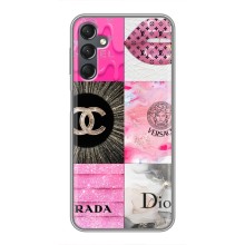 Чохол (Dior, Prada, YSL, Chanel) для Samsung Galaxy A25 (A256) (Модніца)
