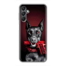 Чехол ДОБЕРМАН для Samsung Galaxy A25 (A256) (Доберман злой)