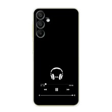 Чехол с картинками на черном фоне для Samsung Galaxy A25 (A256) – Плеер