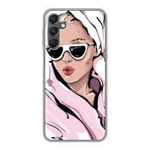 Чехол с картинкой Модные Девчонки Samsung Galaxy A25 (A256) (Девушка в халате)