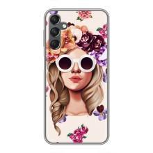 Чехол с картинкой Модные Девчонки Samsung Galaxy A25 (A256) (Девушка в очках)