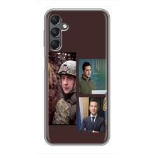 Чохол для Samsung Galaxy A25 (A256) (AlphaPrint - с принтом Зеленського) – Президент