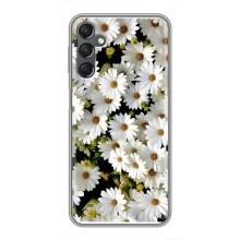 Чехол с ромашками на Samsung Galaxy A25 (A256) – Рамка в ромашках