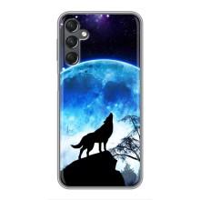 Чохол з Вовком на Samsung Galaxy A25 (A256) – Виє на місяць