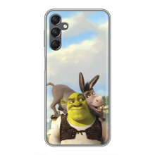 Чехол с мультфильмом Шрек на Samsung Galaxy A25 (A256) – Шрек и осел