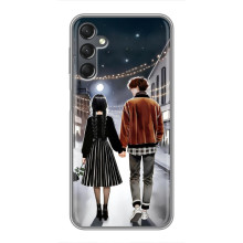 Чехол с дизайном Венздей 2 на Samsung Galaxy A25 (A256) – Уэнсдей и Тайлер