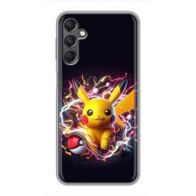 Чохол з Пікачу на Samsung Galaxy A25 (A256) (Пікачу з м'ячем)