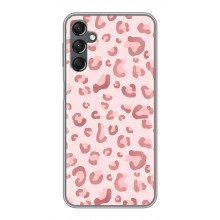 Чохол з розовим принтом для Samsung Galaxy A25 (A256) (Рожевий леопард)