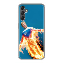 Чехол с принтом Фантастическая четверка для Samsung Galaxy A25 (A256) – Человек-Факел