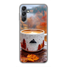 Чехол с уникальным дизайном «Осень с кофе» для Samsung Galaxy A25 (A256) – Кофе на природе